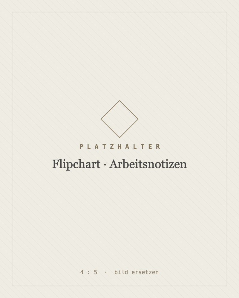 Flipchart · Arbeitsnotizen
